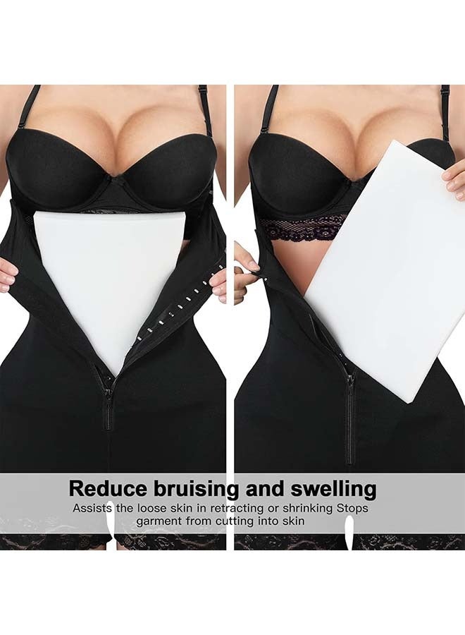 YIM-VIBEHAUS 3 Pieces Lipo Foam Boards & Pads, Liposuction Recovery Foam Sheets Use with Compression Garments, Foam Pads for Lipo Recovery and Tummy Tuck - Image 4