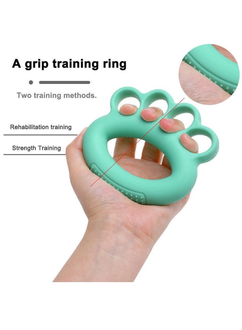 ALCOACH Hand Grip Strengthener grip Silicone Finger Exerciser Hand Extensor Exerciser Finger Grip Strength Trainer Relieve Wrist and Thumb Pain  - Image 1