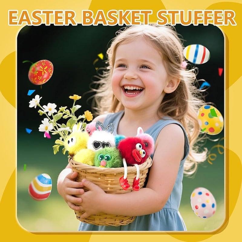 OMyFav 30PCS Party Favors Kids Keychains - Fun Keychain Cute Birthday Goodie Bags Stuffers for Kid Easter Egg Fillers for Kids Easter Egg Stuffers Classroom Prizes Key Chains Bulk Elementary Student Prizes - Image 5