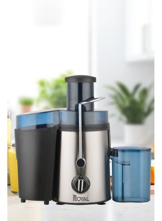 Juice Extractor with 2 Speeds - Large Container Whole Fruit Juice Extractor S.S Housing & Mesh Strainer Overheat Protection 1.8 L 500 W RA-SJ1111 Black/Silver - view 4