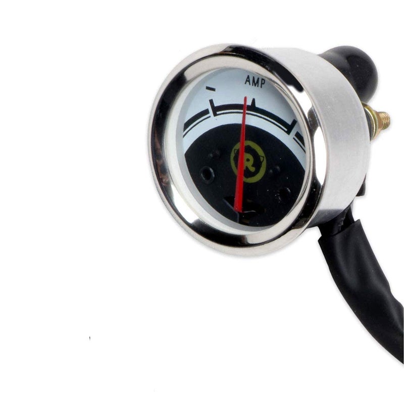 VTRUST Analog Ampere Meter 12V Ammeter Gauge Compatible for Royal Enfield Bullet, Classic, Electra & Standard 350cc/500cc Motorcycles - Image 1