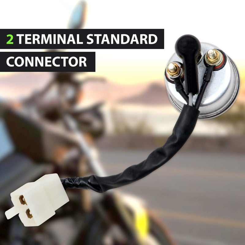 VTRUST Analog Ampere Meter 12V Ammeter Gauge Compatible for Royal Enfield Bullet, Classic, Electra & Standard 350cc/500cc Motorcycles - Image 3