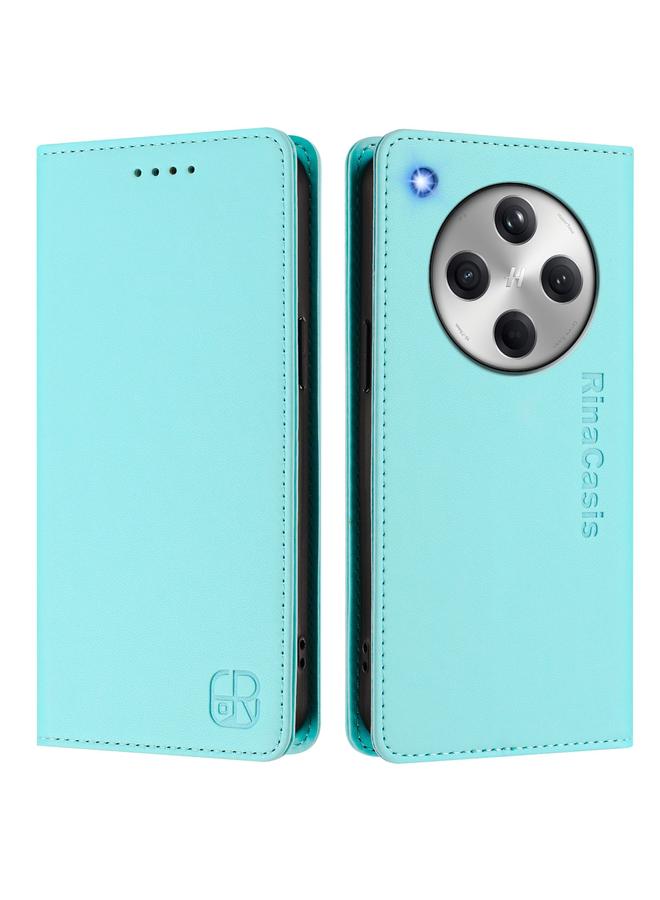 اس-توب جراب هاتف OPPO Find X8 RC01 المصنوع من الجلد ثنائي الطي مع خاصية الشفط المغناطيسي بتقنية RFID - Image 2