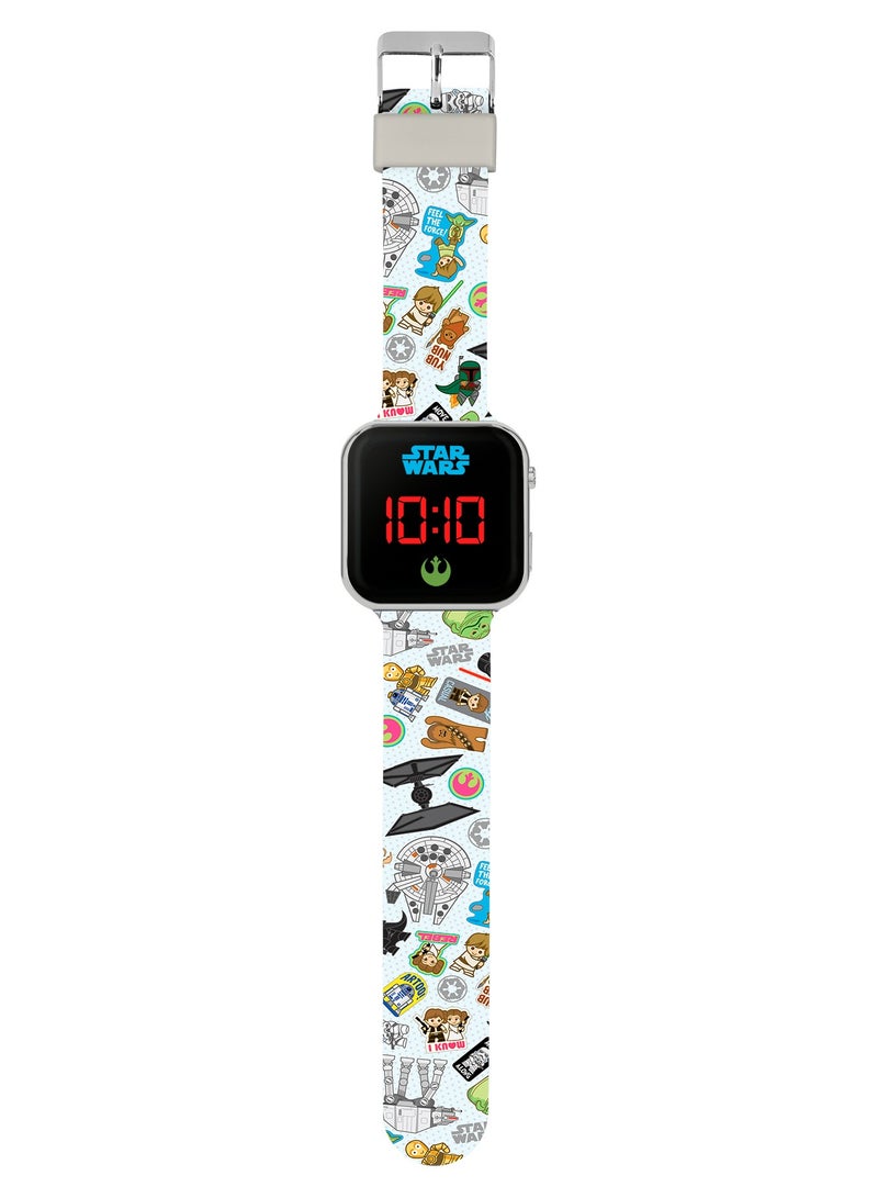 Disney Star Wars LED Strap Boys Watch - STW4074 - Image 2