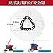 V-chen 12 Pack Spin Mop Replacement Heads 100 Microfiber Spin Mop Refill for Easy Wring Compatible with Triangle Spin Mop 360 Degree Spinning Mop Replace Head for Floor Cleaning - Image 4