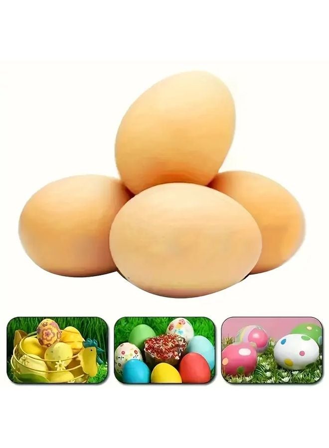 10 Pcs Realistic Artificial Easter Eggs Plastic Feather Free Decorations Multi Holiday - Image 3