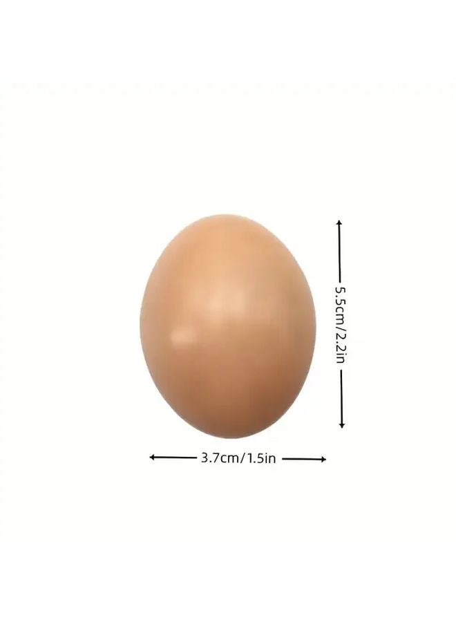 10 Pcs Realistic Artificial Easter Eggs Plastic Feather Free Decorations Multi Holiday - Image 4