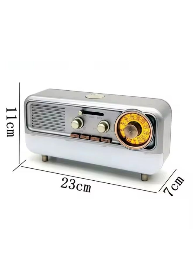 ماير راديو MEIER MD-1314BT بلوتوث 5.4 قابل للشحن مع FM/AM/SW وUSB وAUX وإضاءة LED تصميم كلاسيكي وصوت عملي لكل يوم - Image 3