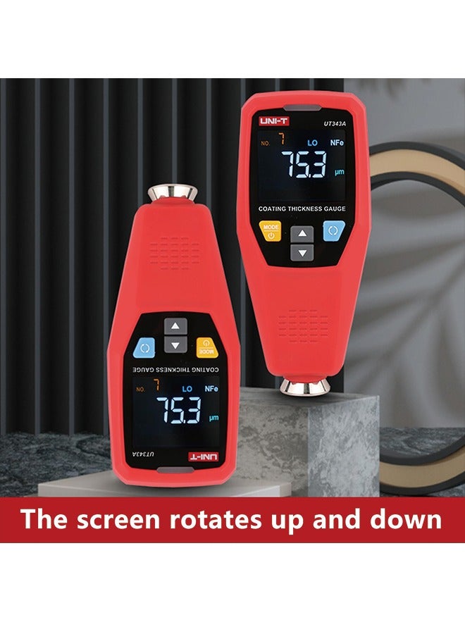 UNI-T UT343A Digital Coating Thickness Gauge Film Paint Tester Lacquer Meter - Image 5