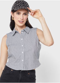 Striped Button Down Shirt