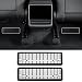 Arcoche Rear Under Seat Floor Air Vent Cover Accessories for Tesla Model Y Juniper 2025 2026 Accessories Air Condition Outlet Grille Protector Flow Vent Grille Protection Upgraded version 2PCS - Image 2
