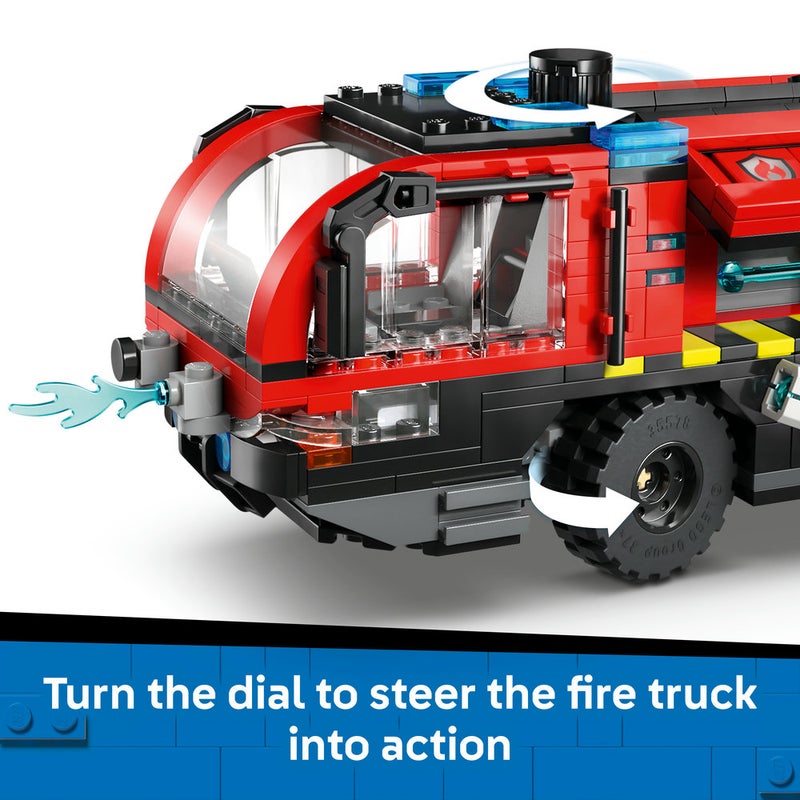 LEGO City Airport Fire Engine - Toy Truck Building Set 60499  (Age 7+, 691 Pieces) - Image 5