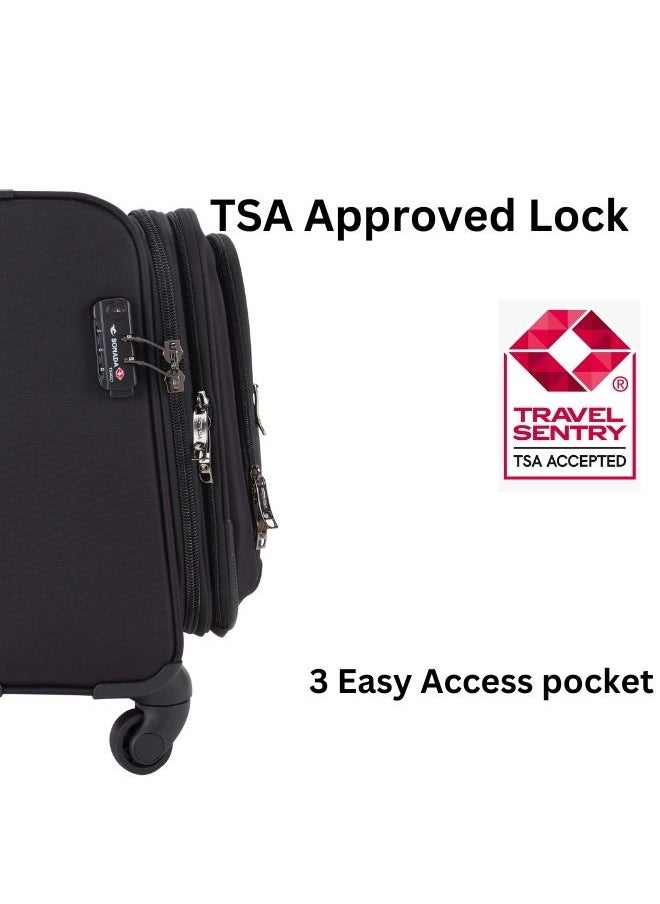 SONADA Rolling Laptop Case, Pilot Business Bag for Travel And Office, TSA Approved Lock  - Image 5