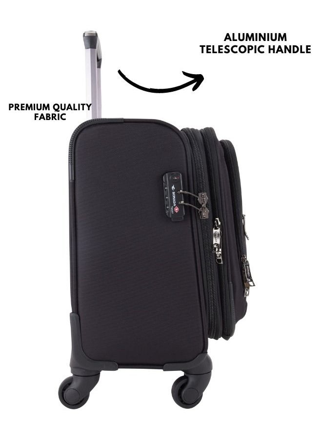 SONADA Rolling Laptop Case, Pilot Business Bag for Travel And Office, TSA Approved Lock  - Image 2