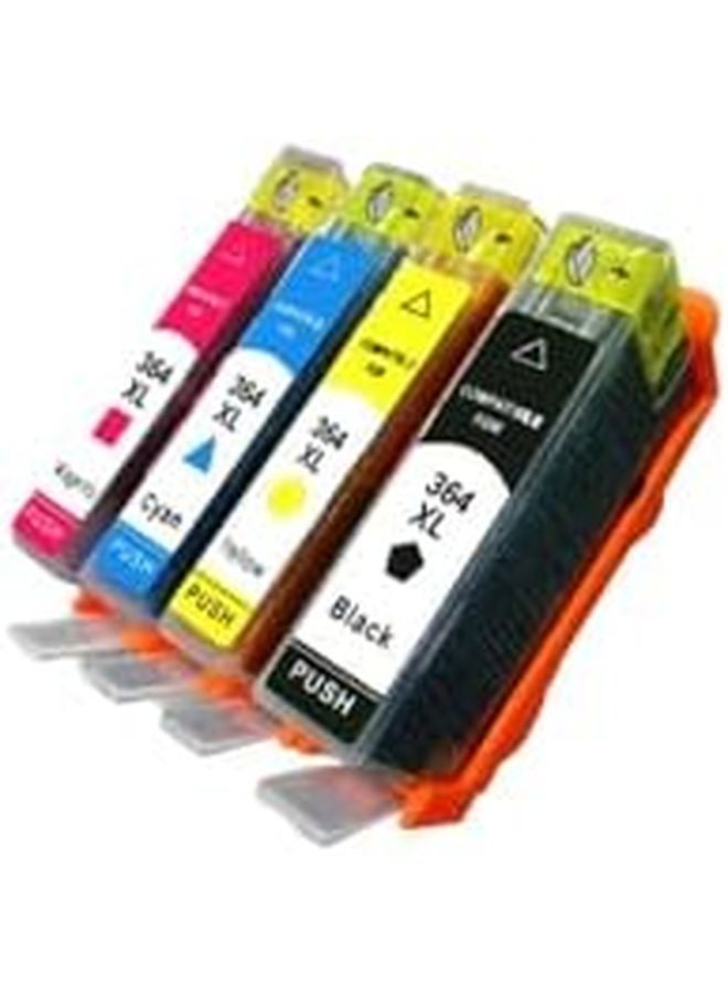364XL خرطوشة حبر 1BK1C1M1Y متوافقة مع طابعات HP Deskjet 3070A 5510 6510 B209a C510a - Image 1