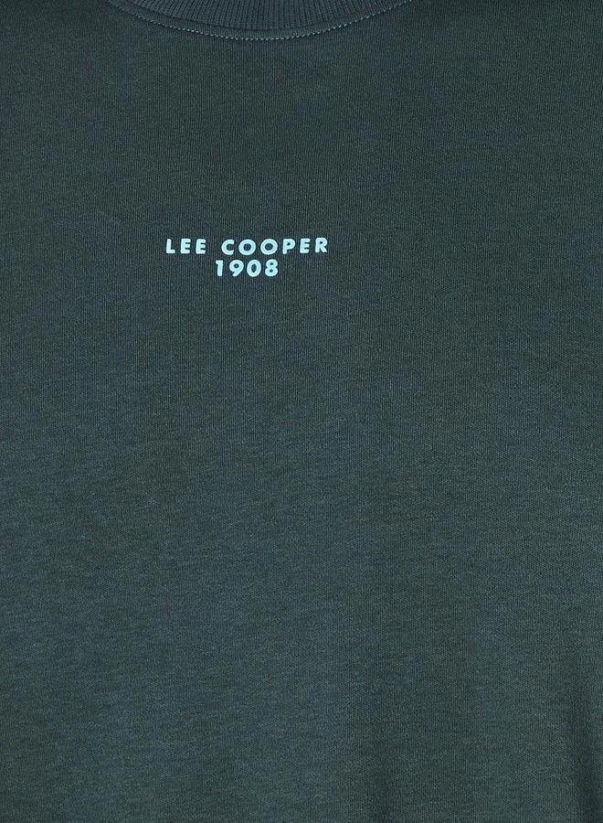 Lee Cooper GREEN Lee Cooper Men Regular Fit Crew Neck Short Sleeve Printed T Shirt for Men | Best Price UAE