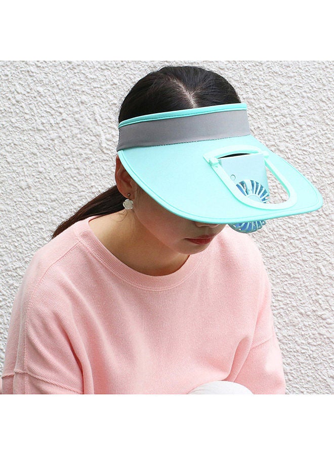 Generic Summer Sport Outdoor Fan Sun Hat Cap Cool for Cycling  - Image 3