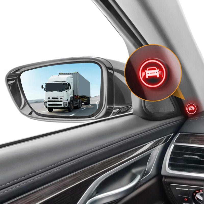 BlueDex Universal Blind Spot Monitoring Assistant DC12V Car Lane Changing Warning 24Ghz Millimeter Wave Sensor Detection System - Image 5