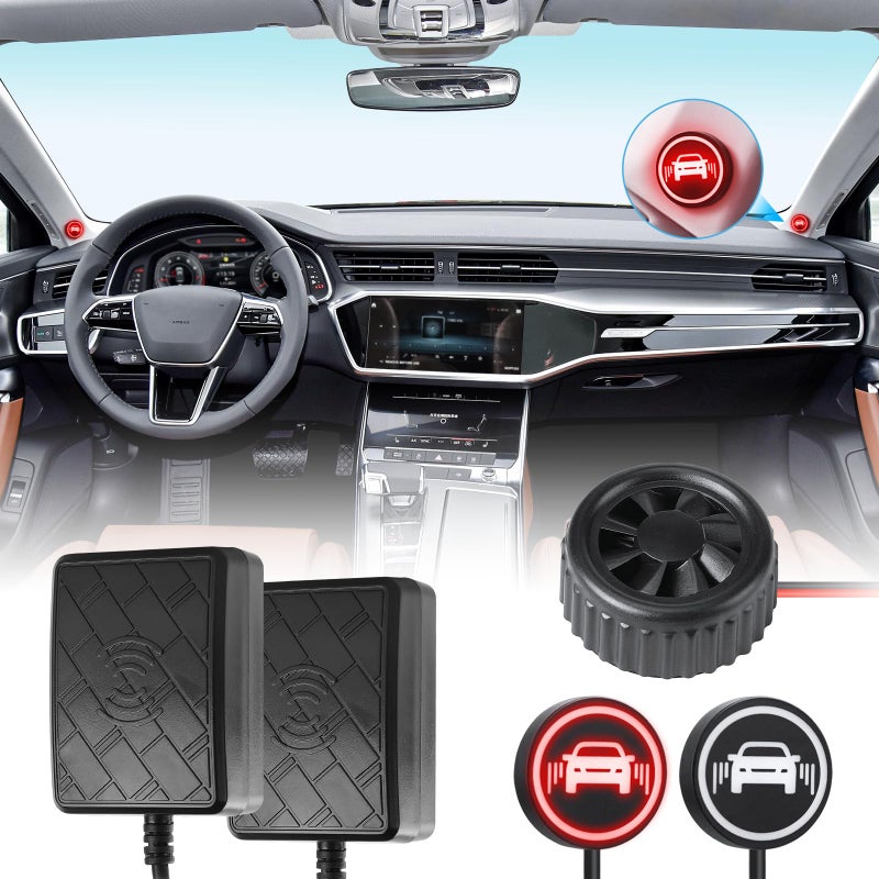 BlueDex Universal Blind Spot Monitoring Assistant DC12V Car Lane Changing Warning 24Ghz Millimeter Wave Sensor Detection System - Image 1