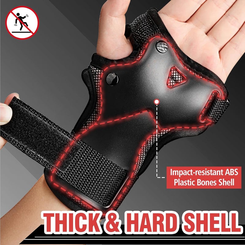KULEDM Wrist Guard Protective Gear Wrist Brace Impact Sport Wrist Support for Skating Skateboard Snowboarding Skiing Motocross - Image 2