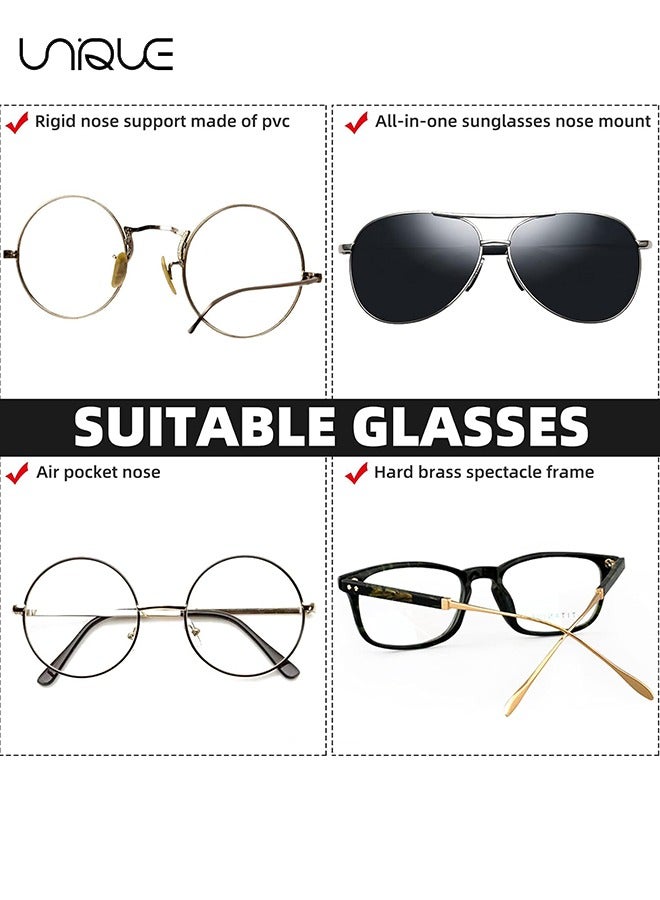 Unique 48 Pcs Glasses Nose Holder Soft EVA Sponge Pad Comfortable and Lightweight - No Pressure Marks - Nose Holder Not Take Off Makeup and Non Slip Frame Nose Patch - for Sunglasses, Glasses, Children's Glasses (1.5 mm) - Image 4