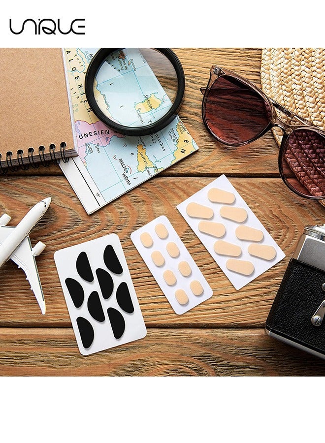 Unique 48 Pcs Glasses Nose Holder Soft EVA Sponge Pad Comfortable and Lightweight - No Pressure Marks - Nose Holder Not Take Off Makeup and Non Slip Frame Nose Patch - for Sunglasses, Glasses, Children's Glasses (1.5 mm) - Image 5