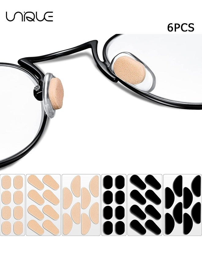 Unique 48 Pcs Glasses Nose Holder Soft EVA Sponge Pad Comfortable and Lightweight - No Pressure Marks - Nose Holder Not Take Off Makeup and Non Slip Frame Nose Patch - for Sunglasses, Glasses, Children's Glasses (1.5 mm) - Image 1