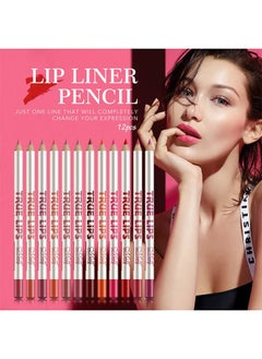 Menow 12-Piece Lip Liner Pencil Lot Waterproof Long Lasting Matte Lipstick Lip Pen Makeup Lipstick Pencil Beauty Lips Kit  - Image 1
