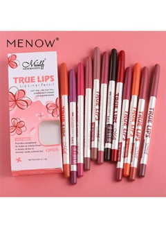 Menow 12-Piece Lip Liner Pencil Lot Waterproof Long Lasting Matte Lipstick Lip Pen Makeup Lipstick Pencil Beauty Lips Kit  - Image 2