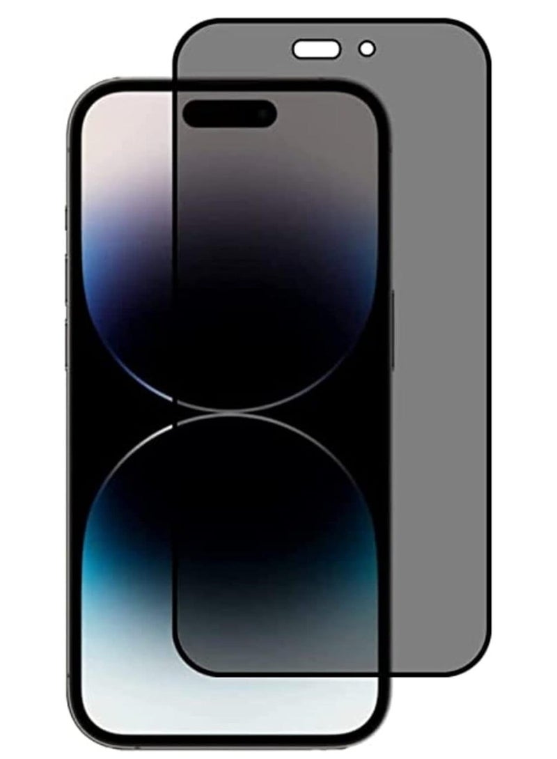 Raxoom iPhone 14 Pro Max Privacy Screen Protector Anti-Spy Tempered Glass Film 9H Hardness Scratch Resistant Bubble Free Anti Spy Tempered Glass Screen Protector for iPhone 14 Pro Max Privacy - Image 1