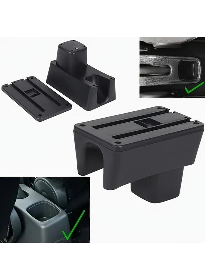 Suzuki Swift Center Console Armrest Box Black Red Line Storage No Punching Required - Image 5