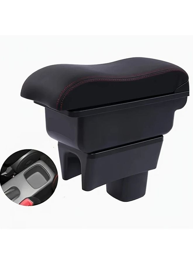 Suzuki Swift Center Console Armrest Box Black Red Line Storage No Punching Required - Image 1