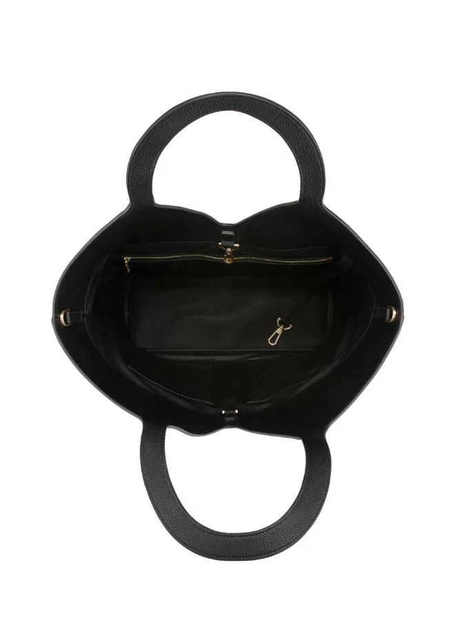 فيجانولوجي حقيبة Maze Tote باللون الأسود مصنوعة من 18 زجاجة معاد تدويرها