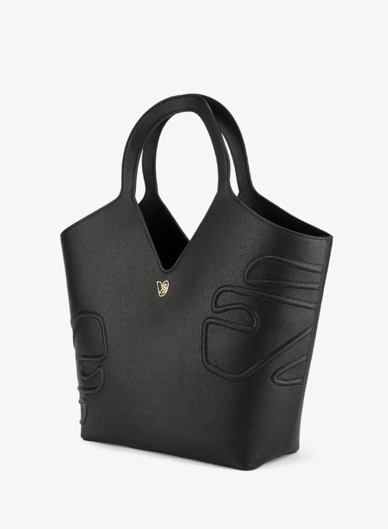Veganologie  Maze Tote Bag in Black Made from 18 Recycled Bottles for Women | Best Price UAE
