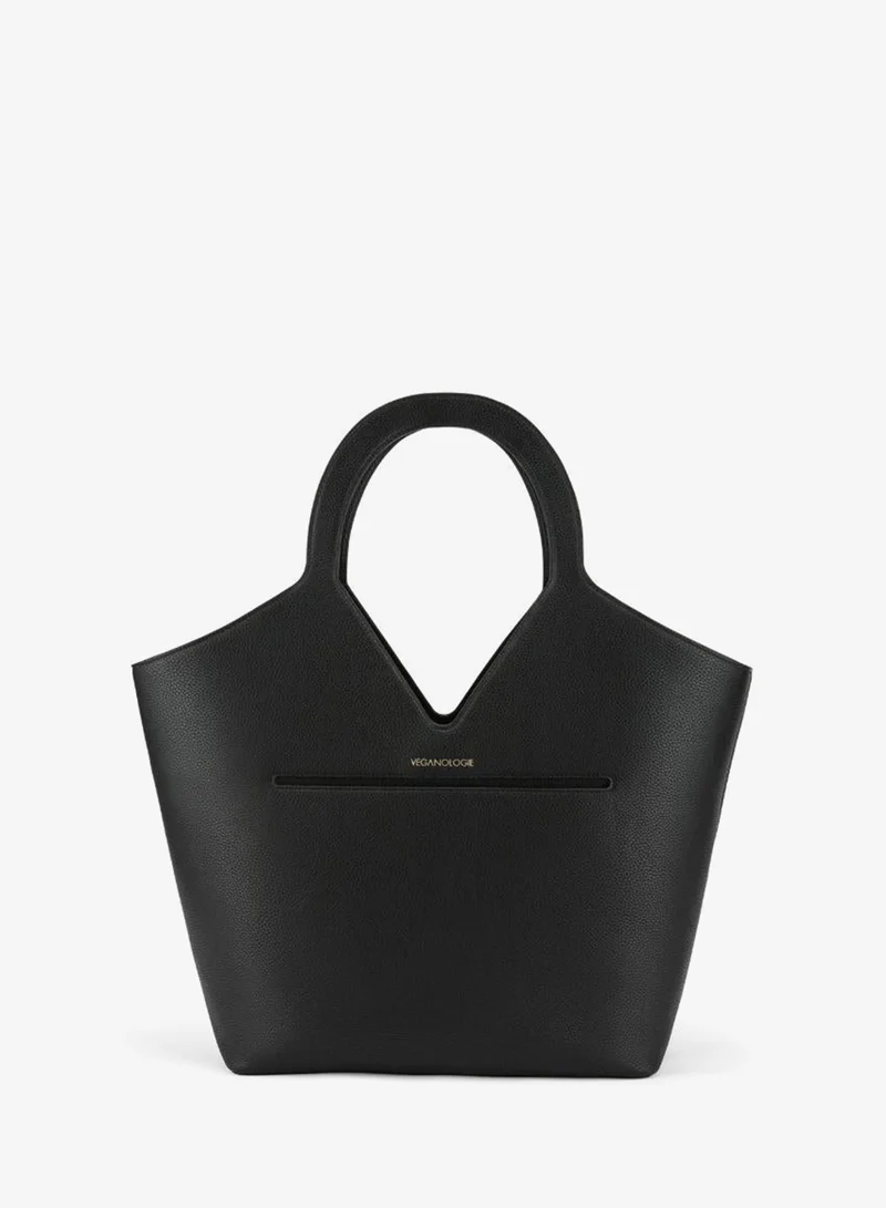 Veganologie  Maze Tote Bag in Black Made from 18 Recycled Bottles for Women | Best Price UAE