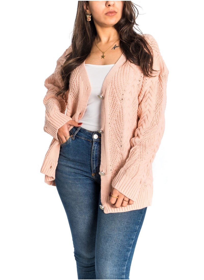 JOY - Mid long hand made cardigan - Image 1