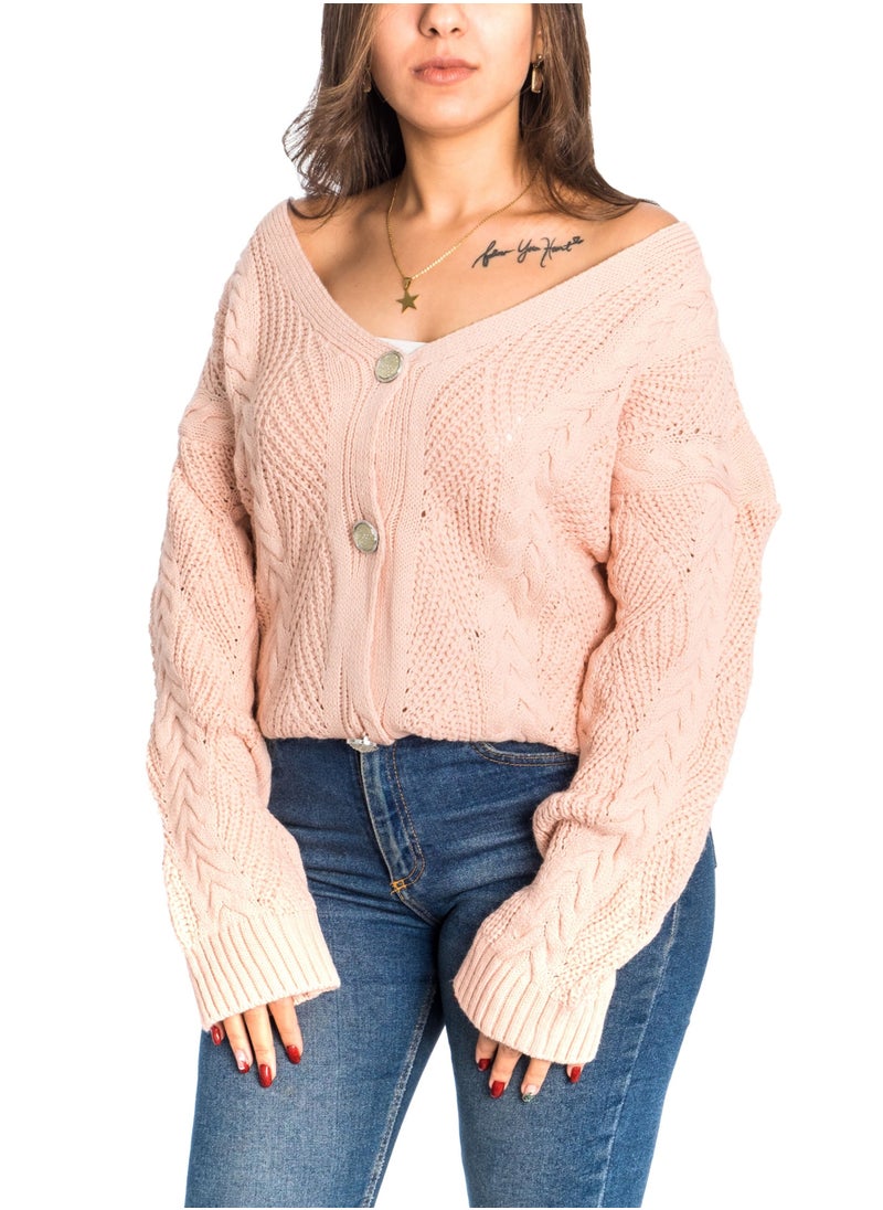 JOY - Mid long hand made cardigan - Image 1