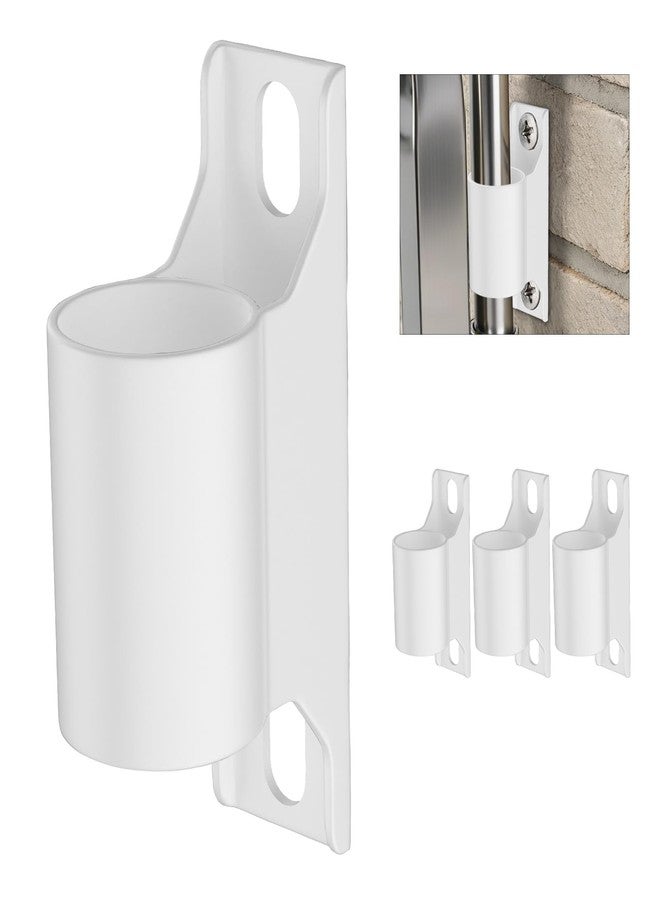 F-pianwe 4-Pack Fence to Wall Anchor for Dog Playpen, Heavy-Duty Playpen Stabilizer for Indoor/Outdoor, Yard, Doorway, Fireplace Use, Universal Fit (White) - Image 1