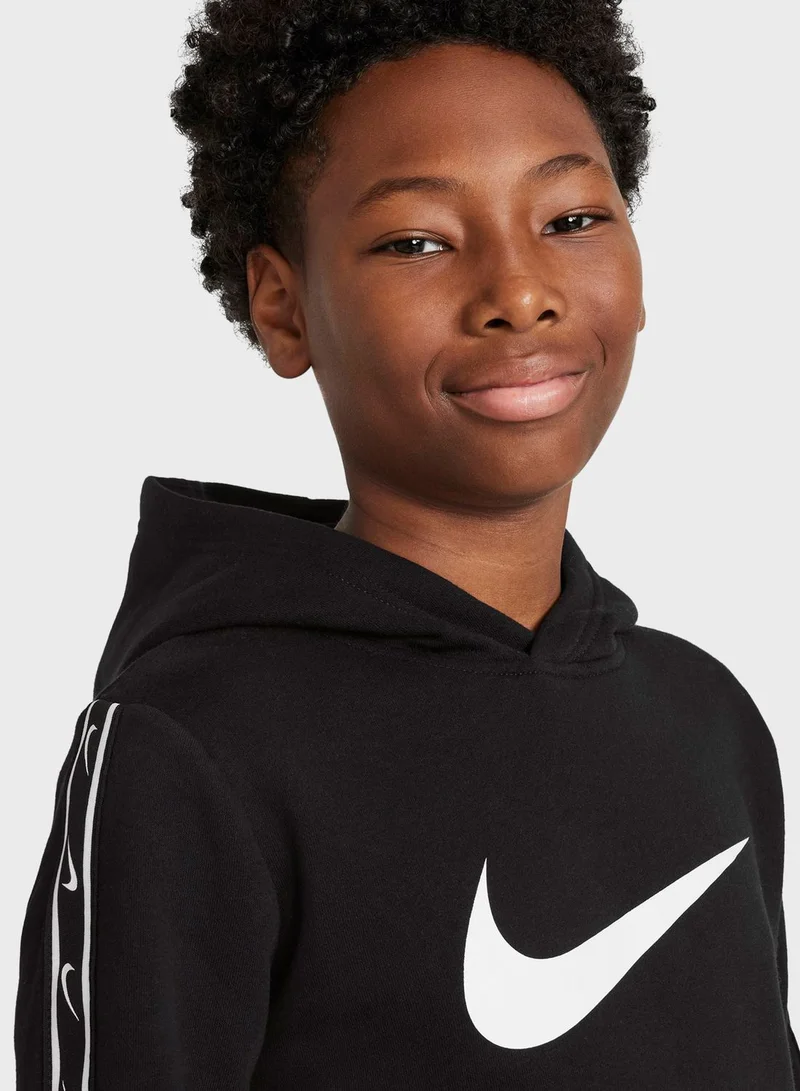 Nike Youth Nsw Repeat Swoosh Fleece Hoodie