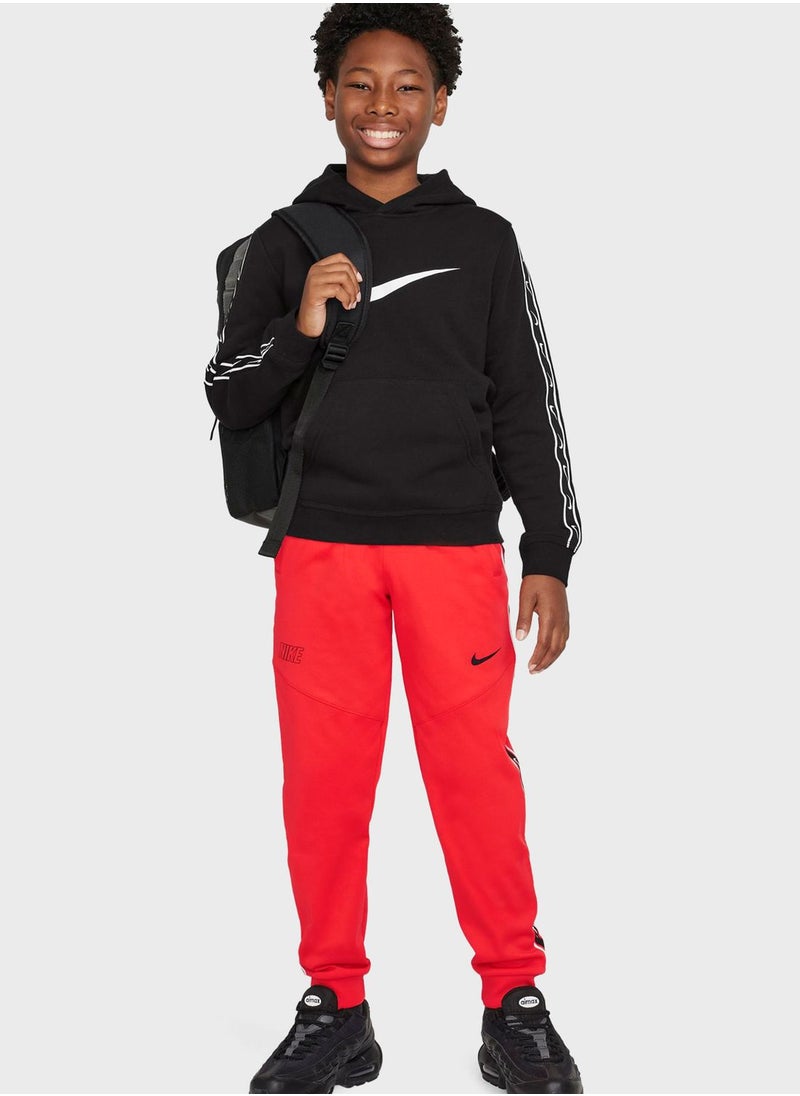 Nike - Youth Nsw Repeat Swoosh Fleece Hoodie - Image 1