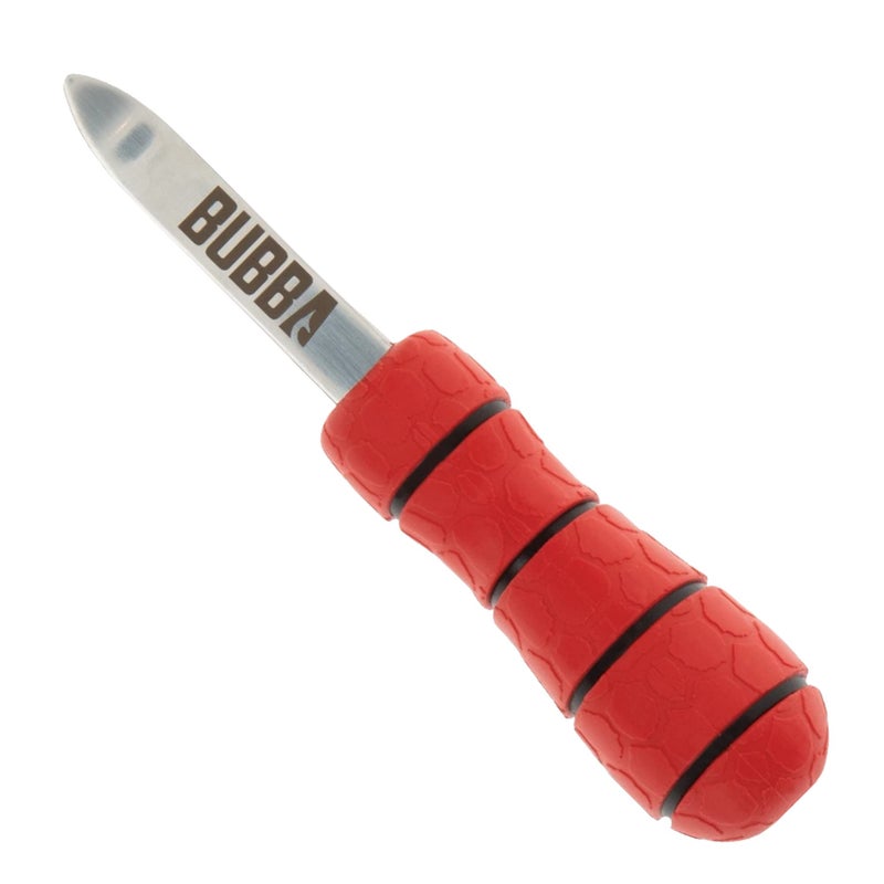 BUBBA Shucking Knife - Oyster Shucking Knife with 2.5" Stainless Steel Curved Tip Blade with Non-Slip Grip Handle - Image 1