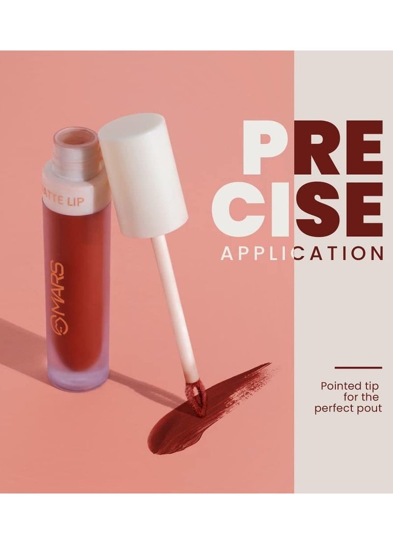 MARS Matte Liquid Lip Color Long Lasting 4.5 ml 08 Trend Train - Image 2