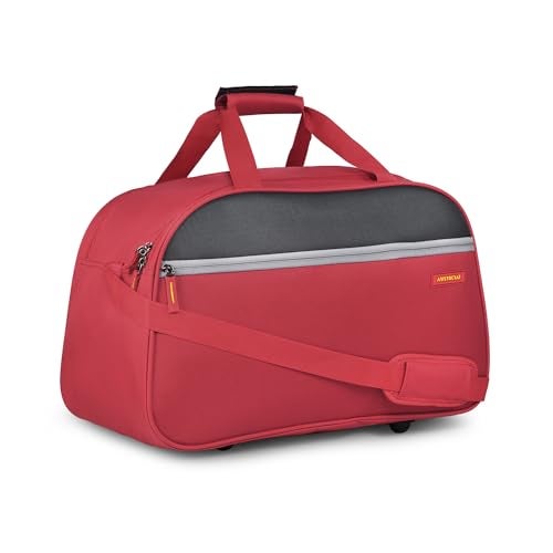 Aristocrat Enigma 52 Cm Polyester Softsided Cabin Size Duffle Bag - Red - Image 5