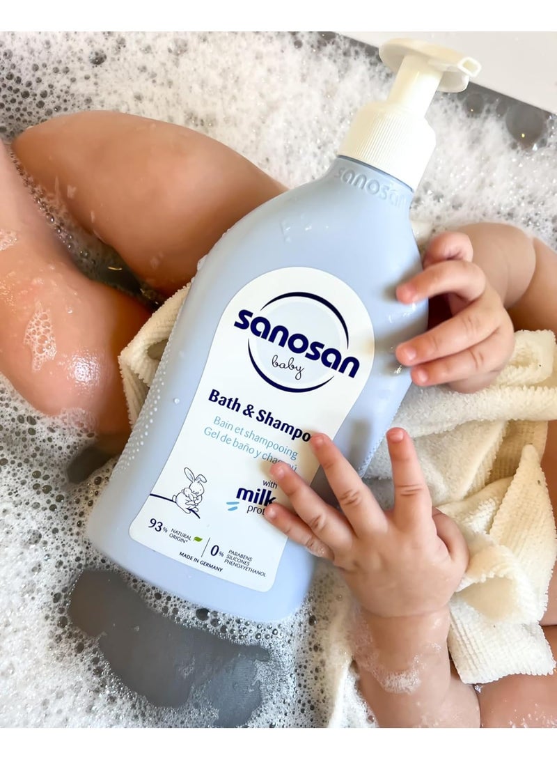 سانوسان شامبو و سائل استحمام للاطفال من سانوسان 500 مل - Image 5