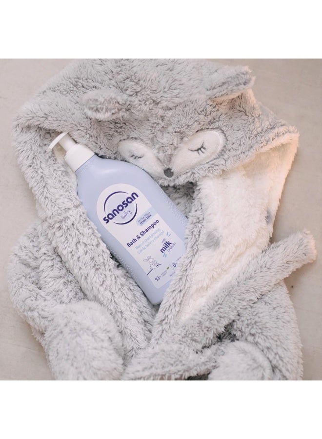 سانوسان شامبو و سائل استحمام للاطفال من سانوسان 500 مل - Image 2