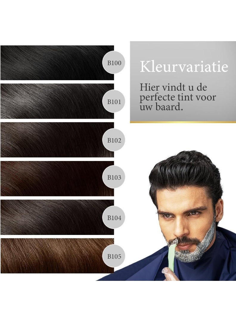 Bigen Men's No Ammonia Beard Color - Brown Black B102 - Image 4