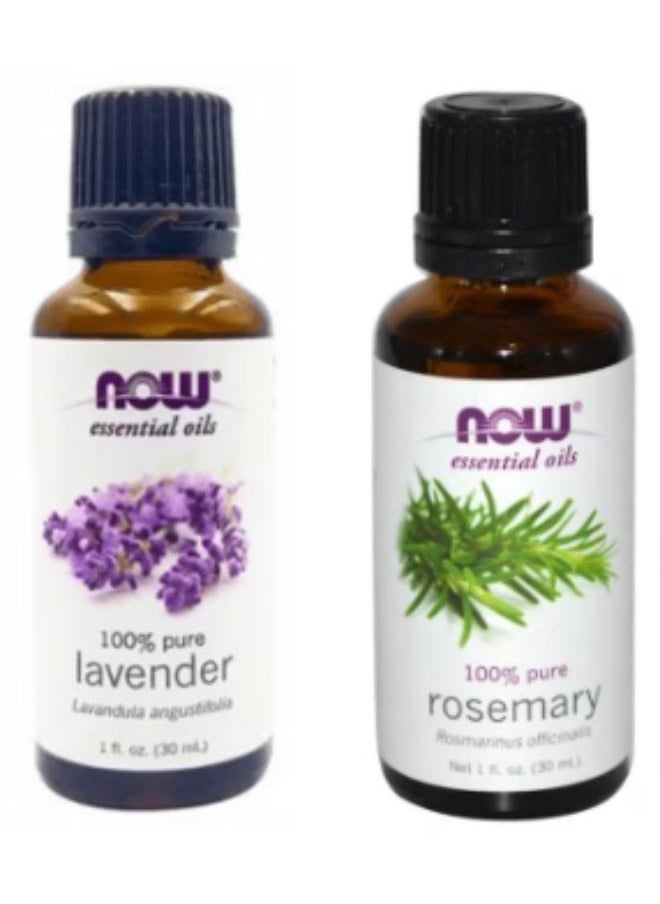 now Set of Lavender Essential Oil Clear 30ml with Rosemary Essential Oil Clear 30ml  - Image 1