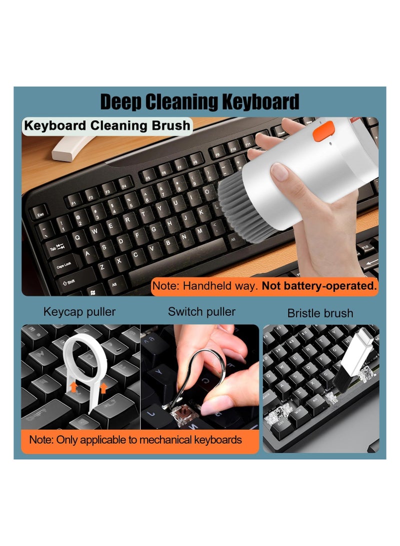 20 in 1 Multifunctional Cleaner Kit for Electronic Devices, Keyboard Cleaning Brush, Headphones Cleaner Kit for AirPods, Multi-Tool for Cleaning Laptop, Keyboard, Earbuds, Camera, Cellphones - Image 3