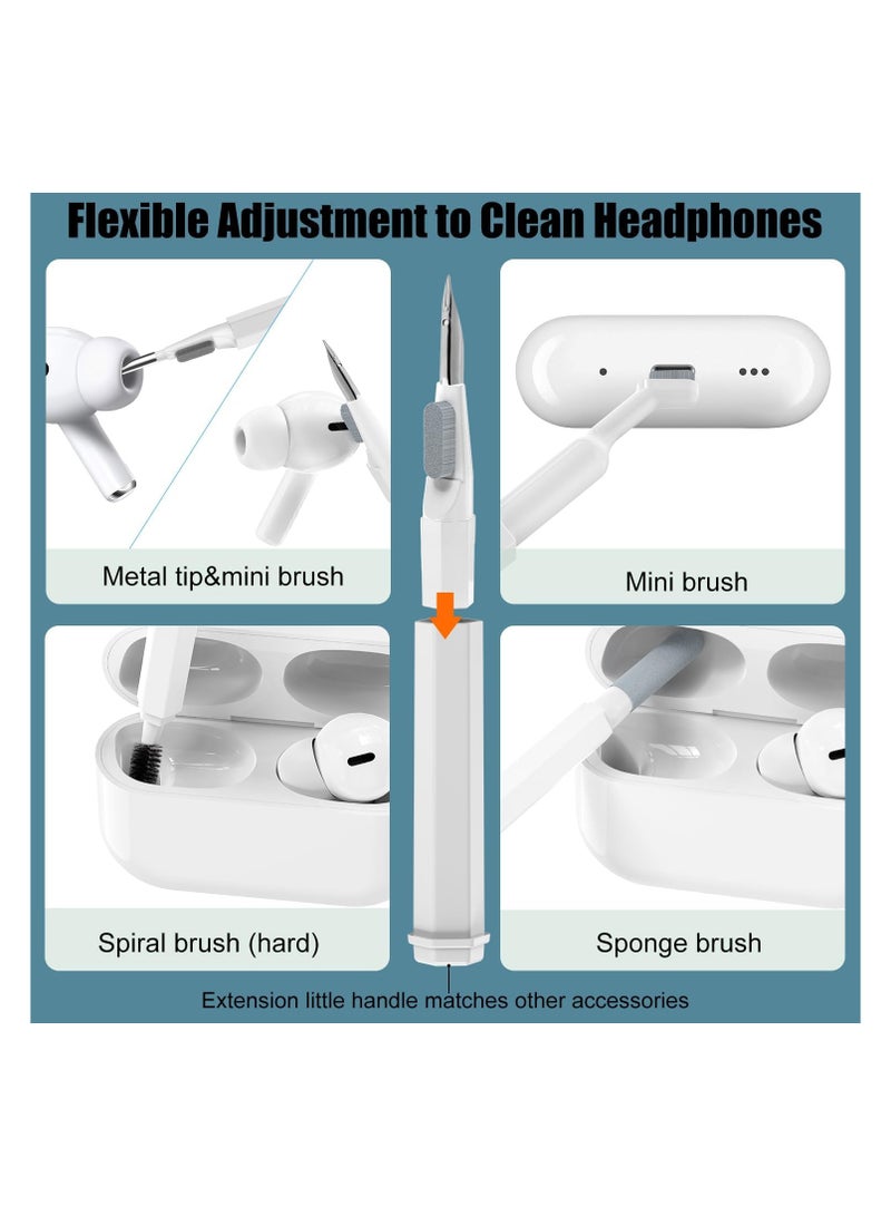 20 in 1 Multifunctional Cleaner Kit for Electronic Devices, Keyboard Cleaning Brush, Headphones Cleaner Kit for AirPods, Multi-Tool for Cleaning Laptop, Keyboard, Earbuds, Camera, Cellphones - Image 5
