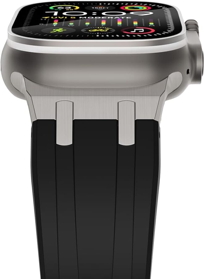 سوار NewWays متوافق مع Apple Watch Band Series 8 Series 7 SE Series 6 5 4 3، سوار مرصع بالألماس اللامع لـ iWatch Band للسيدات